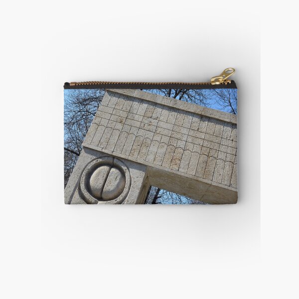 Item preview, TARGU JIU, ROMANIA - MARCH 15 2017 - Gate of the Kiss. (translation: Poarta Sarutului) It is a stone sculpture made by Constantin Brancusi. It's locateted in Targu Jiu, Romania. designed and sold by oanaunciuleanu.