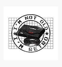 I'm not old, I'm Retro (Sega Genesis Megadrive) Photographic Print