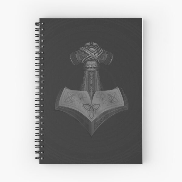 Item preview, Mjolnir Vikings symbol - Thor's hammer in Nordic lore - version 3 with background designed and sold by MoAzim.