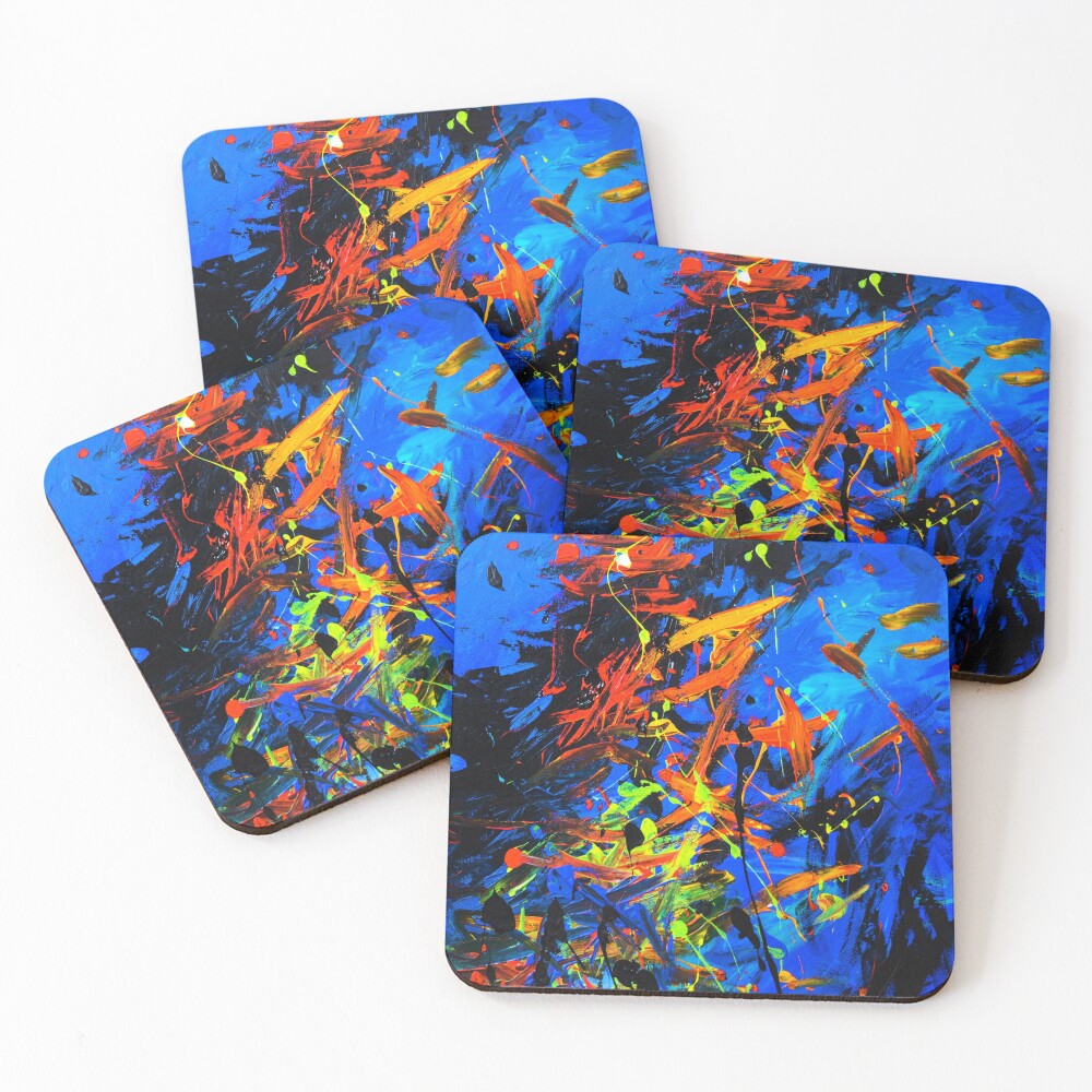 Item preview, Coasters (Set of 4) designed and sold by RabiesKitten.
