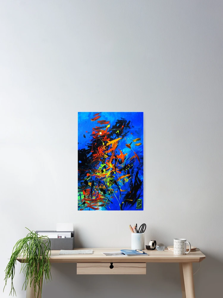Thumbnail 2 of 3, Poster, Abstract Feeling designed and sold by RabiesKitten.