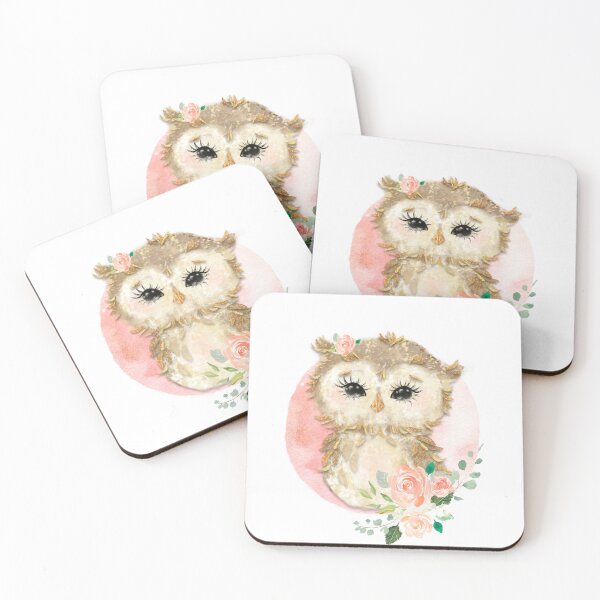Item preview, Floral owl nursery decor, Woodland animals themed nursery or baby shower decor designed and sold by BenjieBubs.
