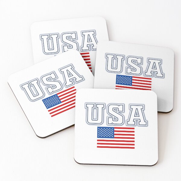 Item preview, White letter USA and Flag designed and sold by AmericaFreedom.