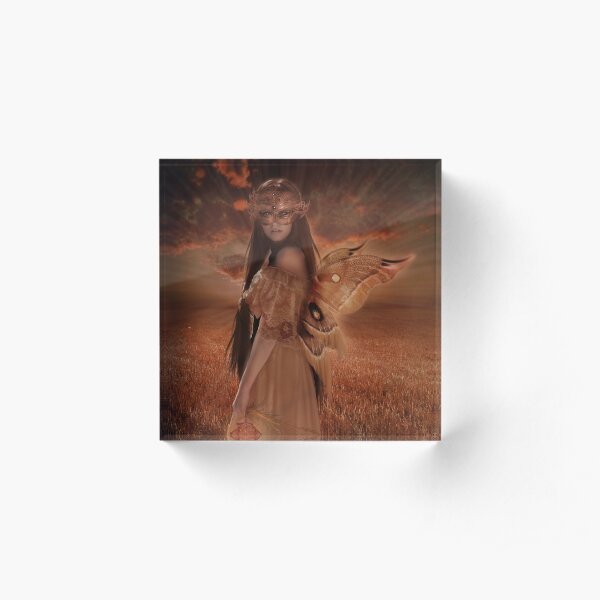Fairy Afterglow Acrylic Block
