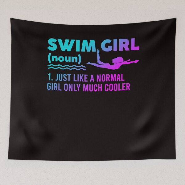 Item preview, Swim Girl Definition Swimmer Swimming Water Sport Instructor designed and sold by TomGiantDesigns.