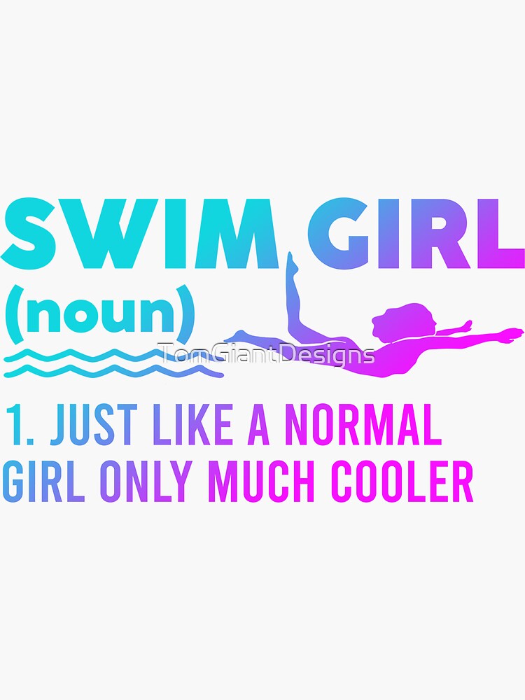 swim-girl-definition-swimmer-swimming-water-sport-instructor-sticker