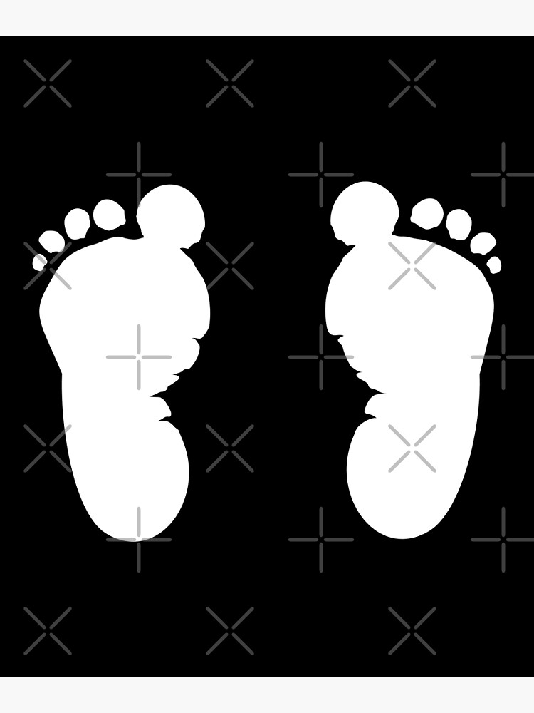 Baby Footprint Baby Foot Baby Feet And Baby Design Metal Print For baby-footprint-baby-foot-baby-feet-and-baby-design-metal-print-for