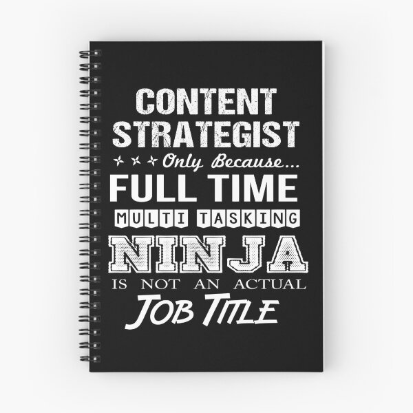 Item preview, Content Strategist T Shirt - Multitasking Ninja Job Gift Item Tee designed and sold by watkinsmat.