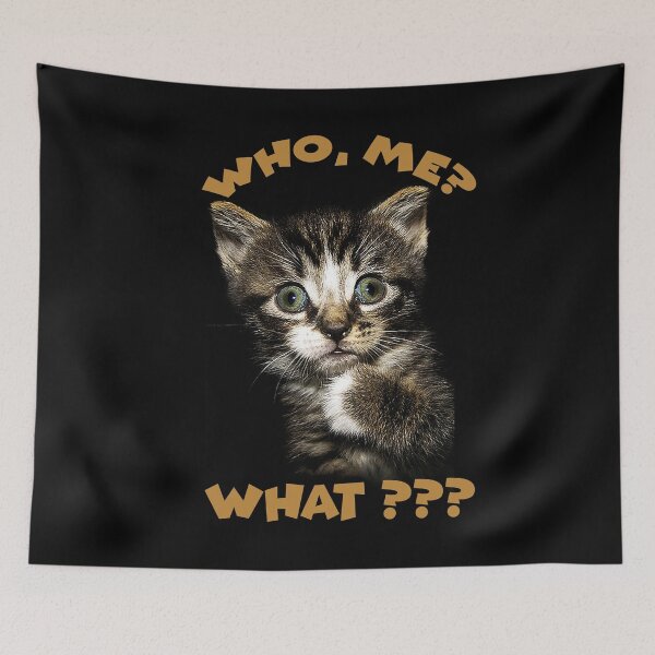 Item preview, Who me??? Kitten designed and sold by RocFashions.
