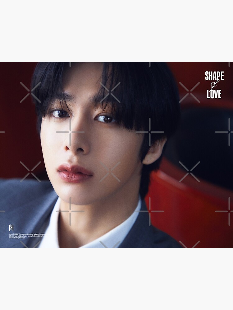 "Hyungwon MONSTA X - SHAPE OF LOVE " Poster by mondongos | Redbubble