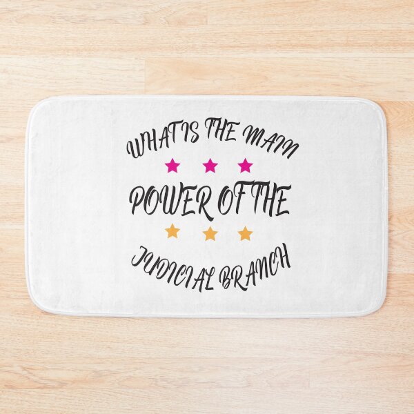 Item preview,  what is the main power of the judicial branch  designed and sold by karim82.