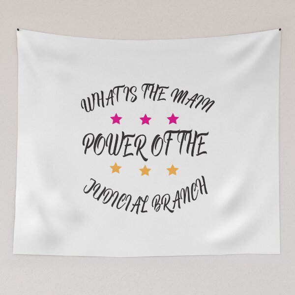 Item preview,  what is the main power of the judicial branch  designed and sold by karim82.