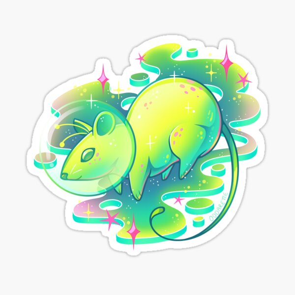 Alien Rat Sticker