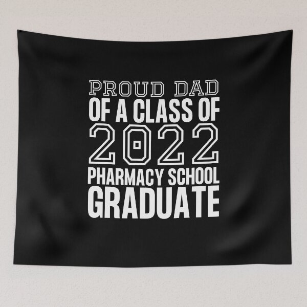 Item preview, proud dad of Pharmacist pharmacy school graduate designed and sold by Hey-Nice-Shirt.
