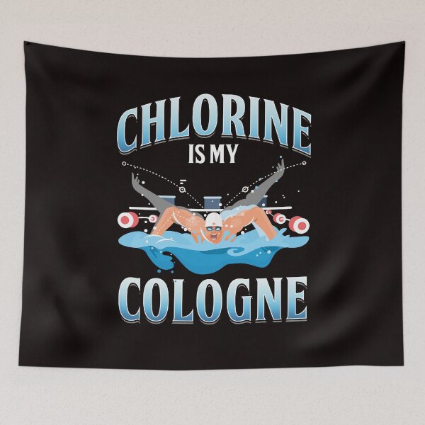 Item preview, Chlorine My Cologne Swimmer Swimming Pool Swim Water Sports designed and sold by TomGiantDesigns.