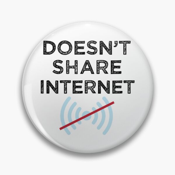 Item preview, Doesn't share internet or Tether Hotspot Mobile Data designed and sold by alltheprints.