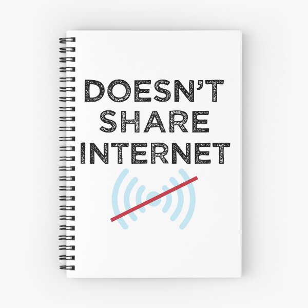Item preview, Doesn't share internet or Tether Hotspot Mobile Data designed and sold by alltheprints.