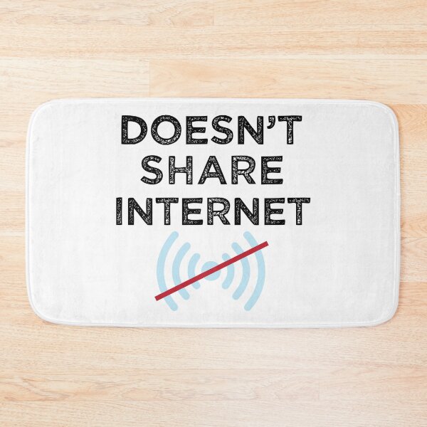 Item preview, Doesn't share internet or Tether Hotspot Mobile Data designed and sold by alltheprints.