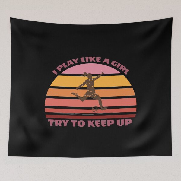 Item preview, I play like a girl try to keep up designed and sold by Wooden-rack.
