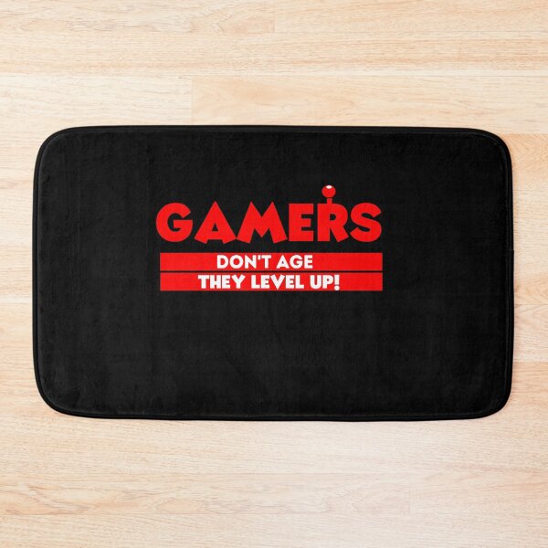 Item preview, Funny gaming quotes,gamers don't age they level up designed and sold by behappysiempre.