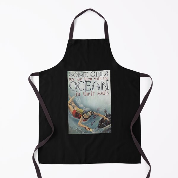 Item preview, Scuba Diving Girls Are Just Born With The Ocean designed and sold by TaryGambit95.