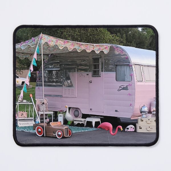 Item preview, Retro camper; Pretty in pink designed and sold by leih2008.
