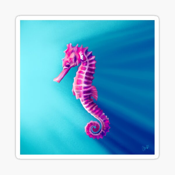 Purple Seahorse Gifts for Redbubble | Merchandise Sale 