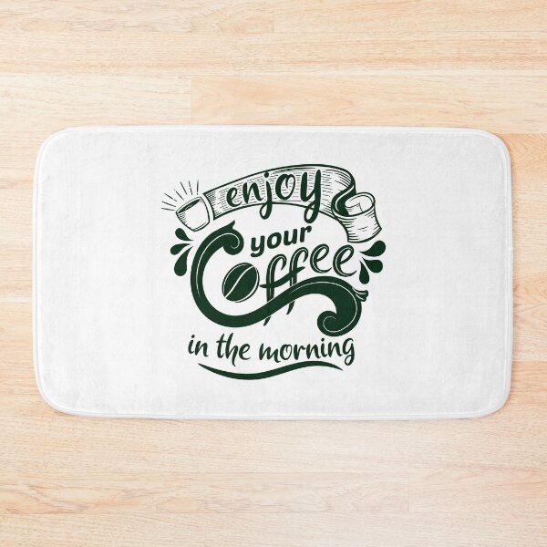 Item preview, Quote Enjoy With Coffee designed and sold by Milkygmail.
