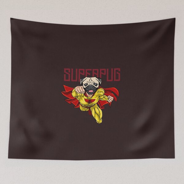 Item preview, Super Pug designed and sold by ArtofMac.