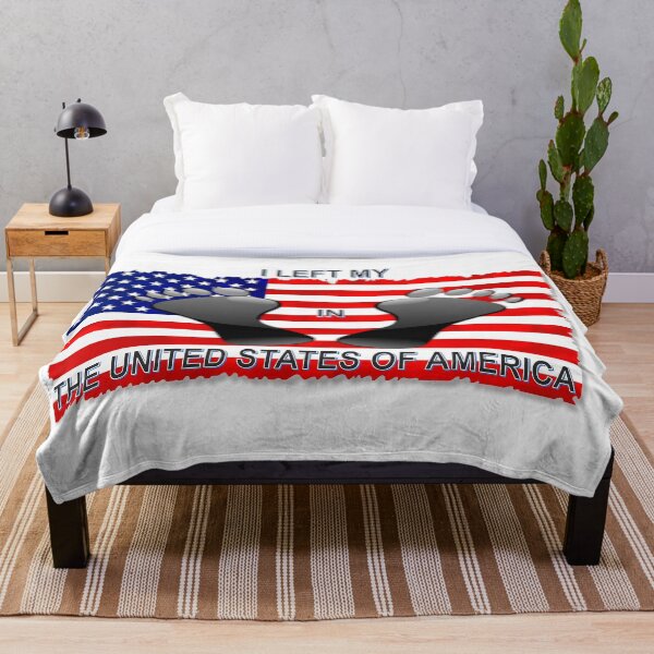 Artikelvorschau, Ich habe meine Fußspuren in den USA hinterlassen entworfen und verkauft von Nesian Tribe Designs.