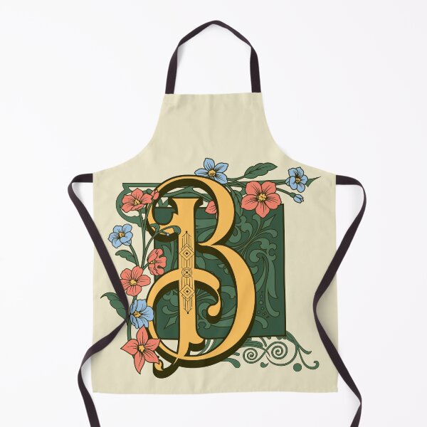 Item preview, Art Nouveau Letter B, Gold Monogram Ornament, Ornamental Letter B, Art Deco designed and sold by PROMEN Creativity.