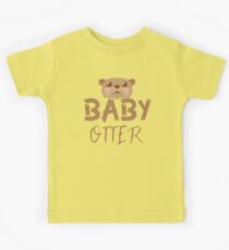 BABY OTTER (with matching Mama Otter and Papa Otter) Kids Tee