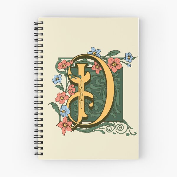 Item preview, Art Nouveau Letter D, Gold Monogram Ornament, Ornamental Letter D, Art Deco designed and sold by PROMEN Creativity.