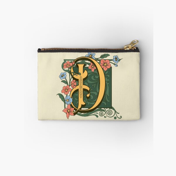 Item preview, Art Nouveau Letter D, Gold Monogram Ornament, Ornamental Letter D, Art Deco designed and sold by PROMEN Creativity.