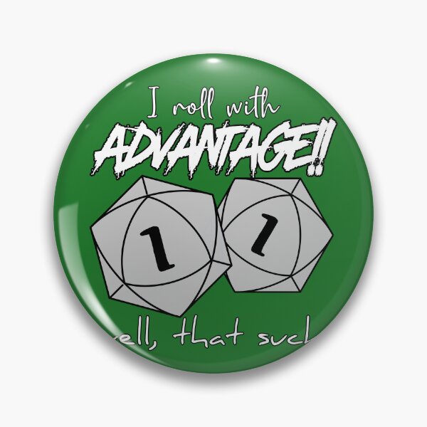 Item preview, roll with advantage designed and sold by toastercide.