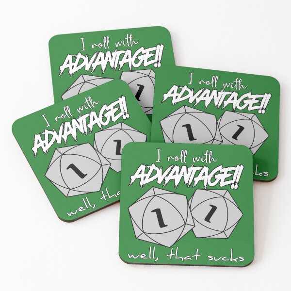 Item preview, roll with advantage designed and sold by toastercide.