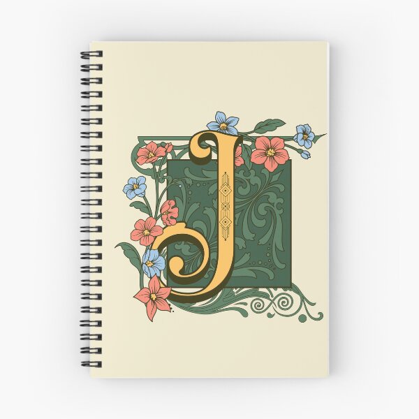 Artikelvorschau, Jugendstil-Buchstabe J, goldenes Monogramm-Ornament, Zierbuchstabe J, Art Deco entworfen und verkauft von PROMEN Creativity.