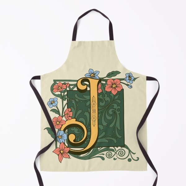 Item preview, Art Nouveau Letter J, Gold Monogram Ornament, Ornamental Letter J, Art Deco designed and sold by PROMEN Creativity.