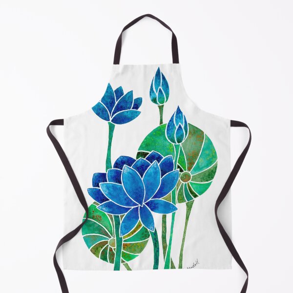 Item preview, Blissful Blue Lotus designed and sold by Jo Randall Art.