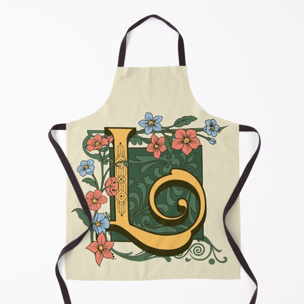 Item preview, Art Nouveau Letter L, Gold Monogram Ornament, Ornamental Letter L, Art Deco designed and sold by PROMEN Creativity.