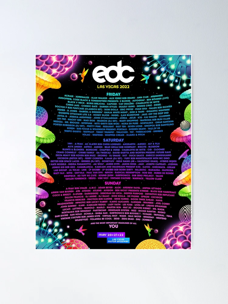 las vegas edc 2023 tour masfeb Tapestry for Sale by hyowens1