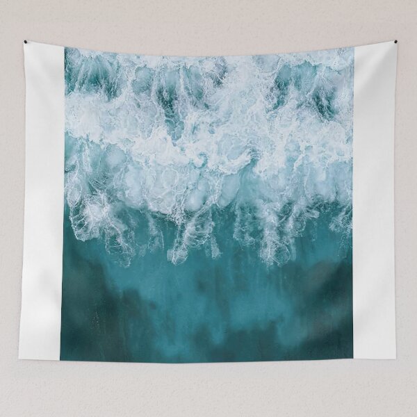 Item preview, Ocean Waves Blue  designed and sold by Brown-louis.