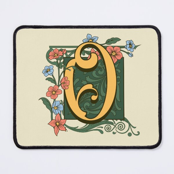 Item preview, Art Nouveau Letter O, Gold Monogram Ornament, Ornamental Letter O, Art Deco designed and sold by PROMEN Creativity.