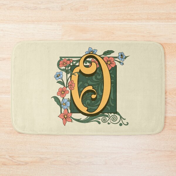 Item preview, Art Nouveau Letter O, Gold Monogram Ornament, Ornamental Letter O, Art Deco designed and sold by PROMEN Creativity.