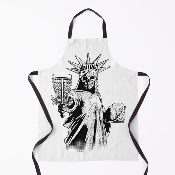Item preview, Funny Disc Golf Player Gothic Skeleton Statue Of Liberty designed and sold by GrandeDuc.
