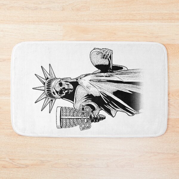 Item preview, Funny Disc Golf Player Gothic Skeleton Statue Of Liberty designed and sold by GrandeDuc.