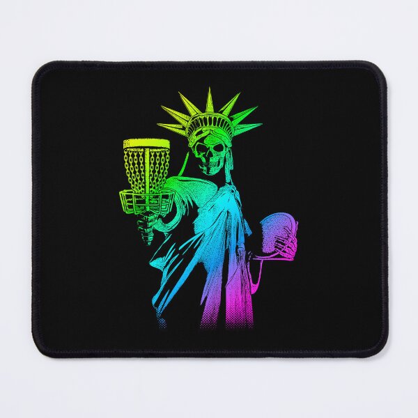 Item preview, Funny Disc Golf Player Gothic Skeleton Statue Of Liberty designed and sold by GrandeDuc.
