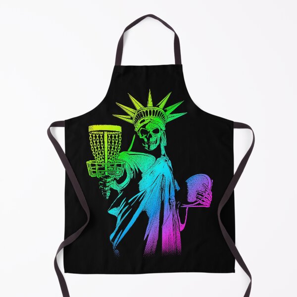 Item preview, Funny Disc Golf Player Gothic Skeleton Statue Of Liberty designed and sold by GrandeDuc.