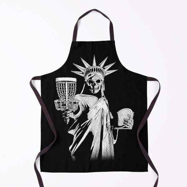 Item preview, Funny Disc Golf Player Gothic Skeleton Statue Of Liberty designed and sold by GrandeDuc.