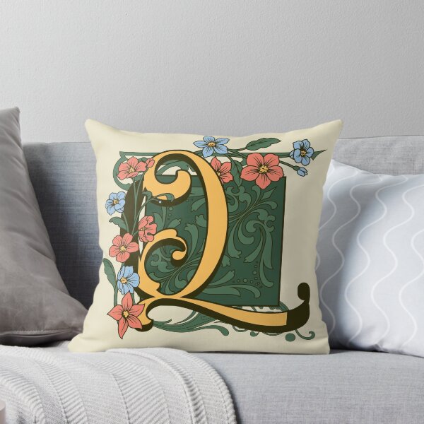 Item preview, Art Nouveau Letter Q, Gold Monogram Ornament, Ornamental Letter Q, Art Deco designed and sold by PROMEN Creativity.